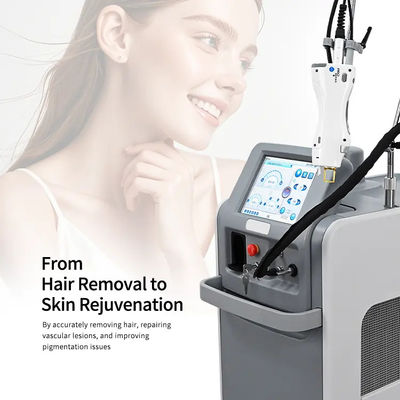 755nm Alexandrite Laser 1064nm ND YAG Laser de Longo Impulso Super Forte de Eliminação de Cabelos Alexandrite Beauty Machine Alex Laser